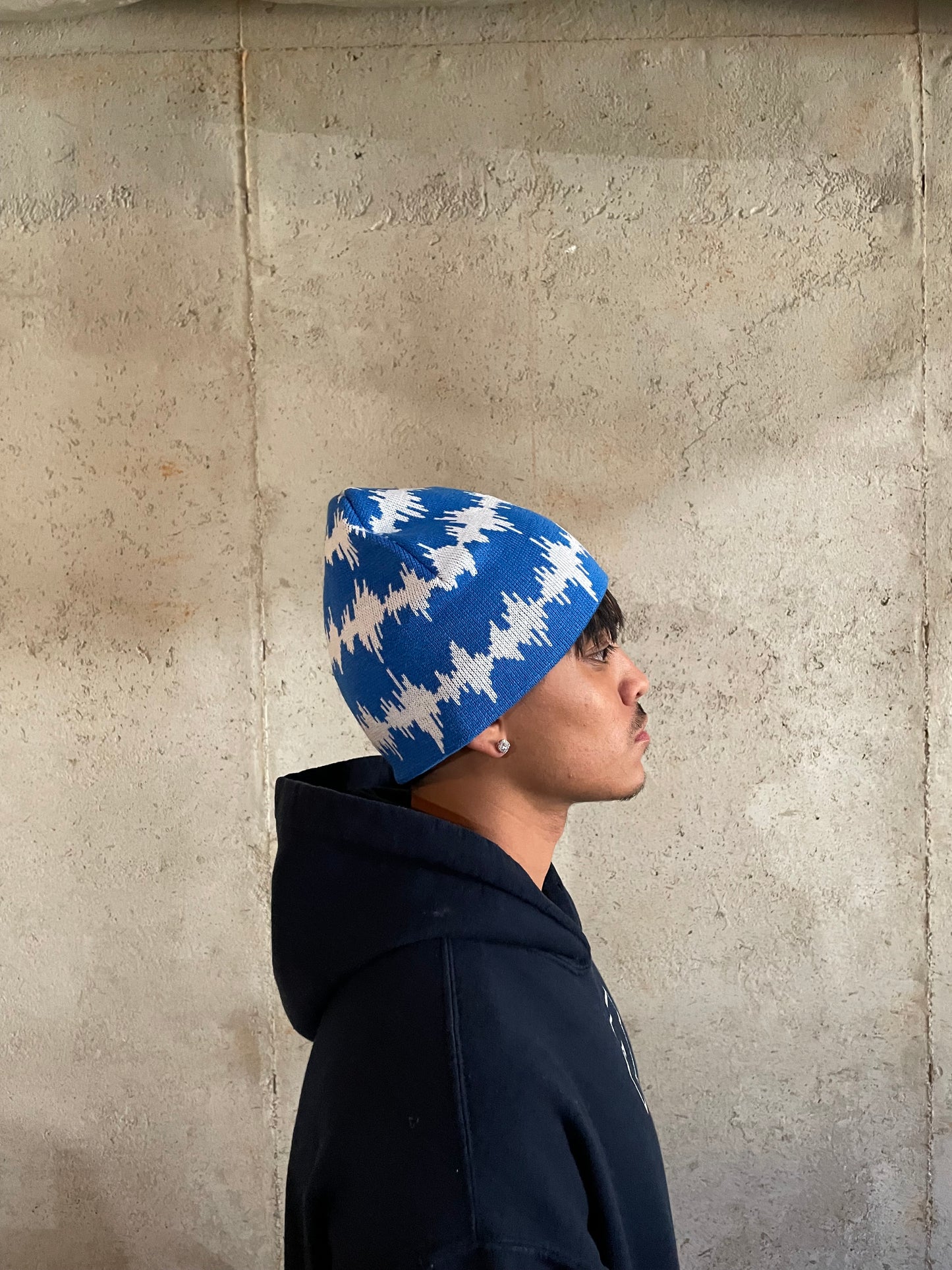 SOUNDWAVE BEANIE ( BLUE )