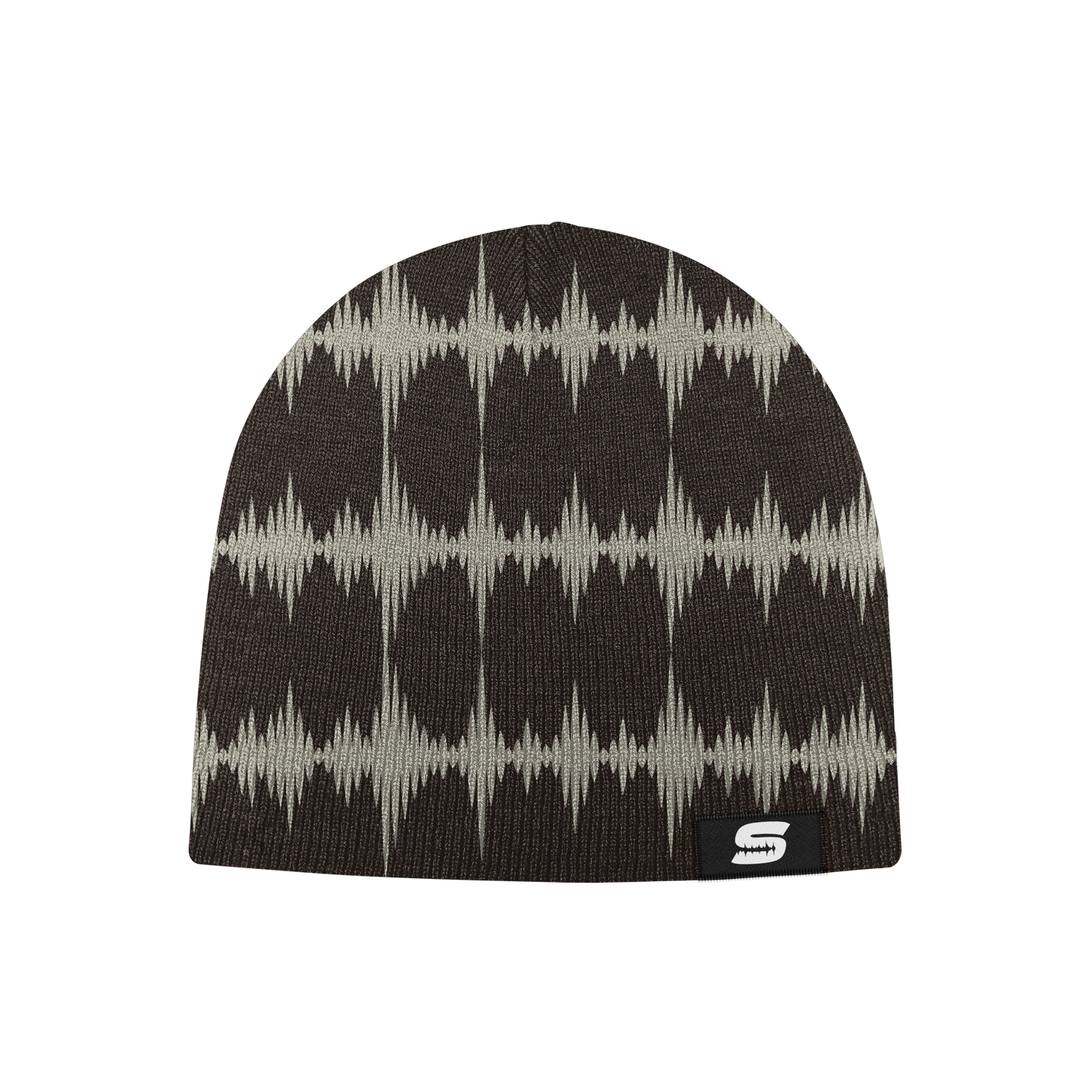 SOUNDWAVE BEANIE ( BROWN )