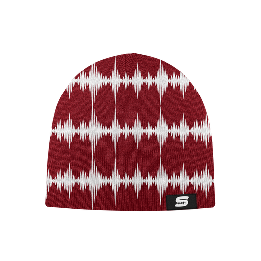 SOUNDWAVE BEANIE ( RED )