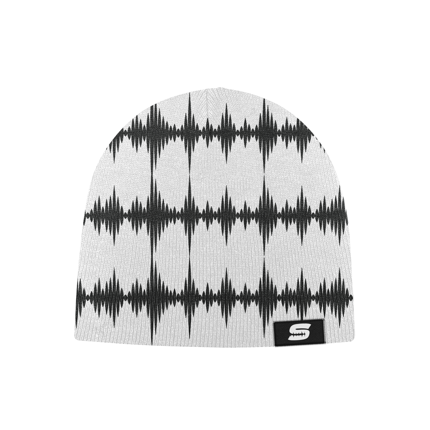 SOUNDWAVE BEANIE ( WHITE )