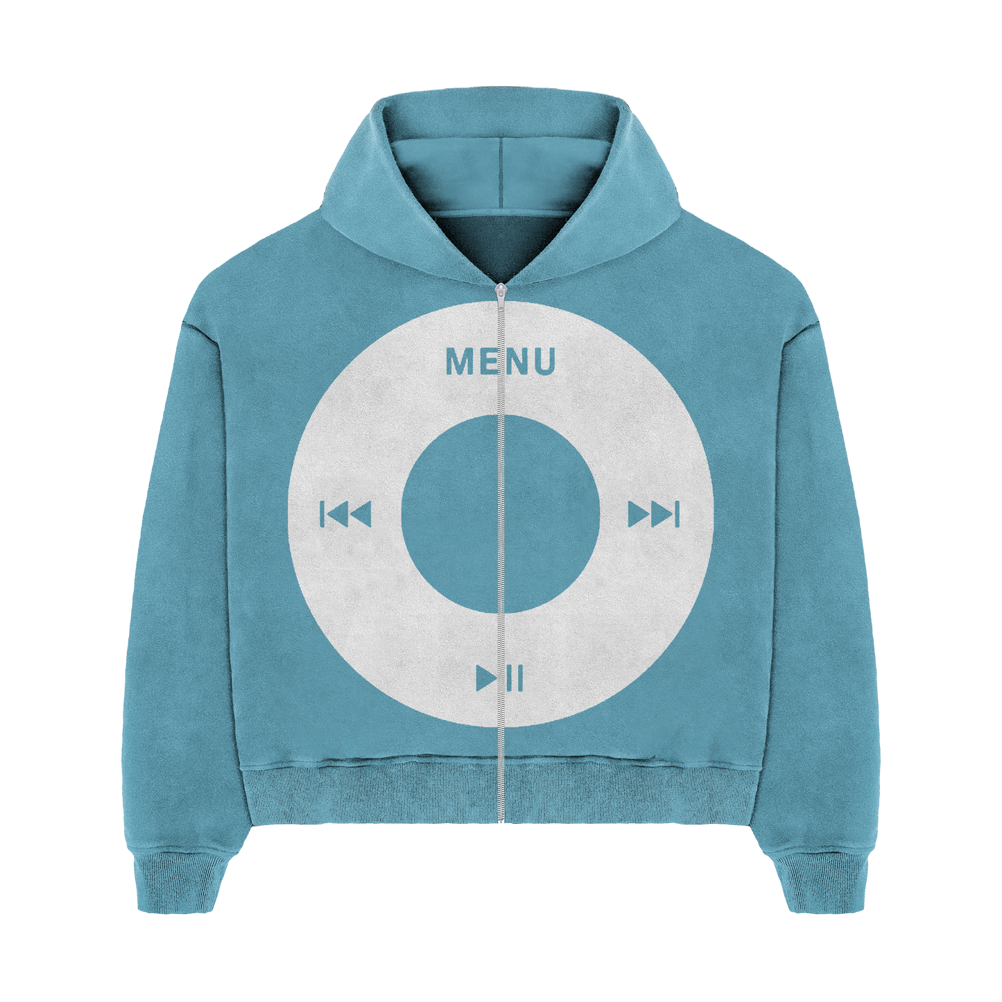 "Ipod" zip up (blue)