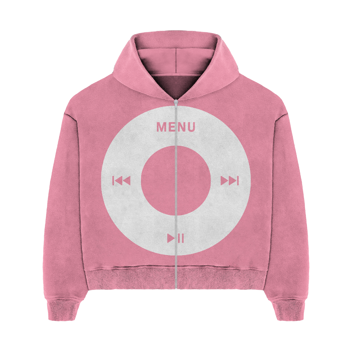 "Ipod" zip up (pink)