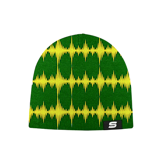 SOUNDWAVE BEANIE (GREEN/ YELLOW)